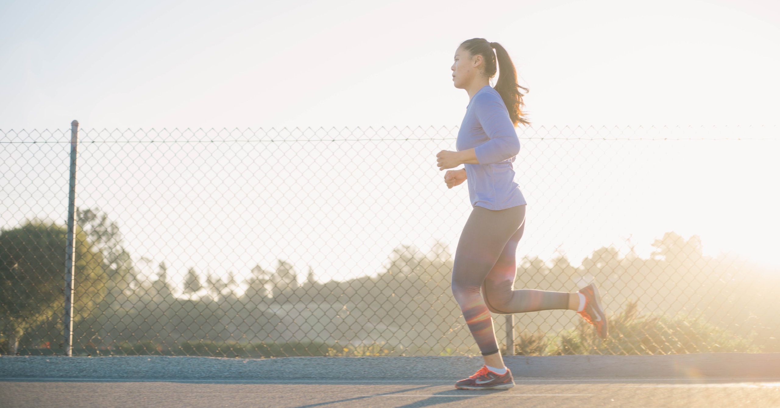 woman running as a beginner